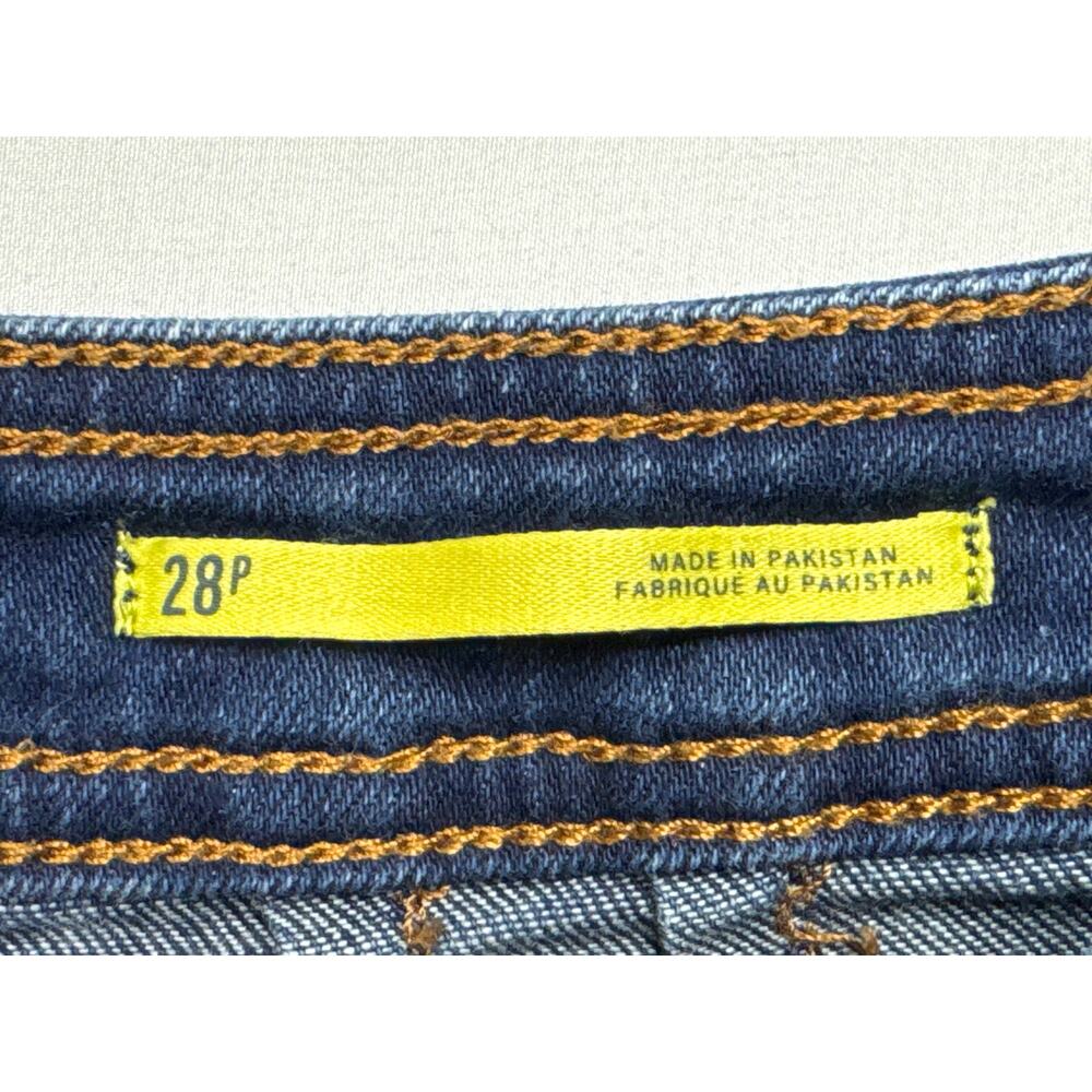 Maeve by Anthropologie Women's Wide Leg Cropped Blue Denim Jeans - 28P (27x24) - Picture 4 of 6